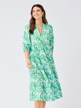 Load image into Gallery viewer, Cameron Daisy Chain Green Dress
