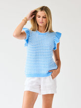 Load image into Gallery viewer, Oakley Blue White Sweater