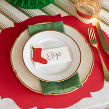 Load image into Gallery viewer, Die Cut Red French Frame Placemat