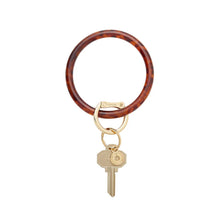 Load image into Gallery viewer, Tortoise Big O Key Ring