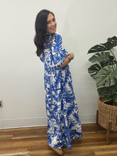 Load image into Gallery viewer, Floral Tiered Maxi Dress, Palm Patch