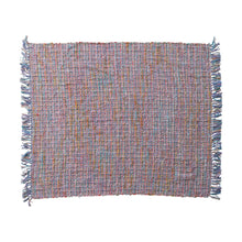 Load image into Gallery viewer, 60" X 50" Slub Throw W Fringe