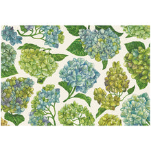 Load image into Gallery viewer, Blooming Hydrangeas Placemat, Pad Of 24