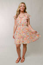 Load image into Gallery viewer, Chiffon A Line Ruffle Dress