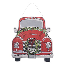 Load image into Gallery viewer, Green Fall Red Christmas Truck Burlee