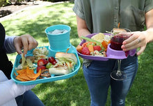 Load image into Gallery viewer, Party Plates By Fancy Panz, Aqua