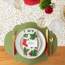 Load image into Gallery viewer, Die Cut Green French Frame Placemat