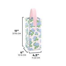 Load image into Gallery viewer, Hydrangeas Wine Reusable Gift Bag