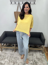 Load image into Gallery viewer, Light Blue Stripe Drawstring Pant