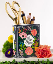 Load image into Gallery viewer, Book Vase, Secret Garden / Colorful Bloom