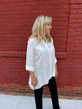 Load image into Gallery viewer, Tencel Button Front Sharkbite Tunic