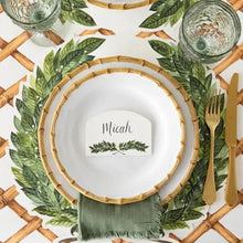Load image into Gallery viewer, Die Cut Laurel Wreath Placemat