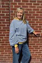 Load image into Gallery viewer, Stripe Crew Sweatshirt
