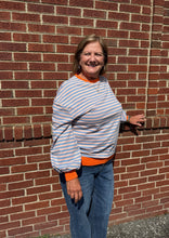 Load image into Gallery viewer, Stripe Crew Sweatshirt