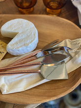 Load image into Gallery viewer, Set Of 4 Copper Cheese Knives