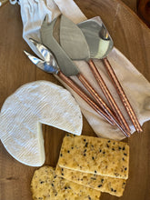 Load image into Gallery viewer, Set Of 4 Copper Cheese Knives
