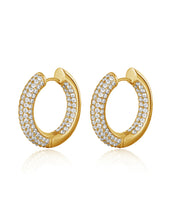 Load image into Gallery viewer, The Amalfi Hoops Reversible, Gold