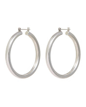 Load image into Gallery viewer, Amalfi Tube Hoops, Silver