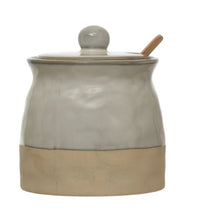 Load image into Gallery viewer, Stoneware Sugar Set
