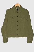 Load image into Gallery viewer, Frayed Denim Jacket
