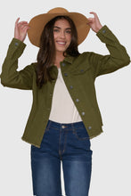 Load image into Gallery viewer, Frayed Denim Jacket
