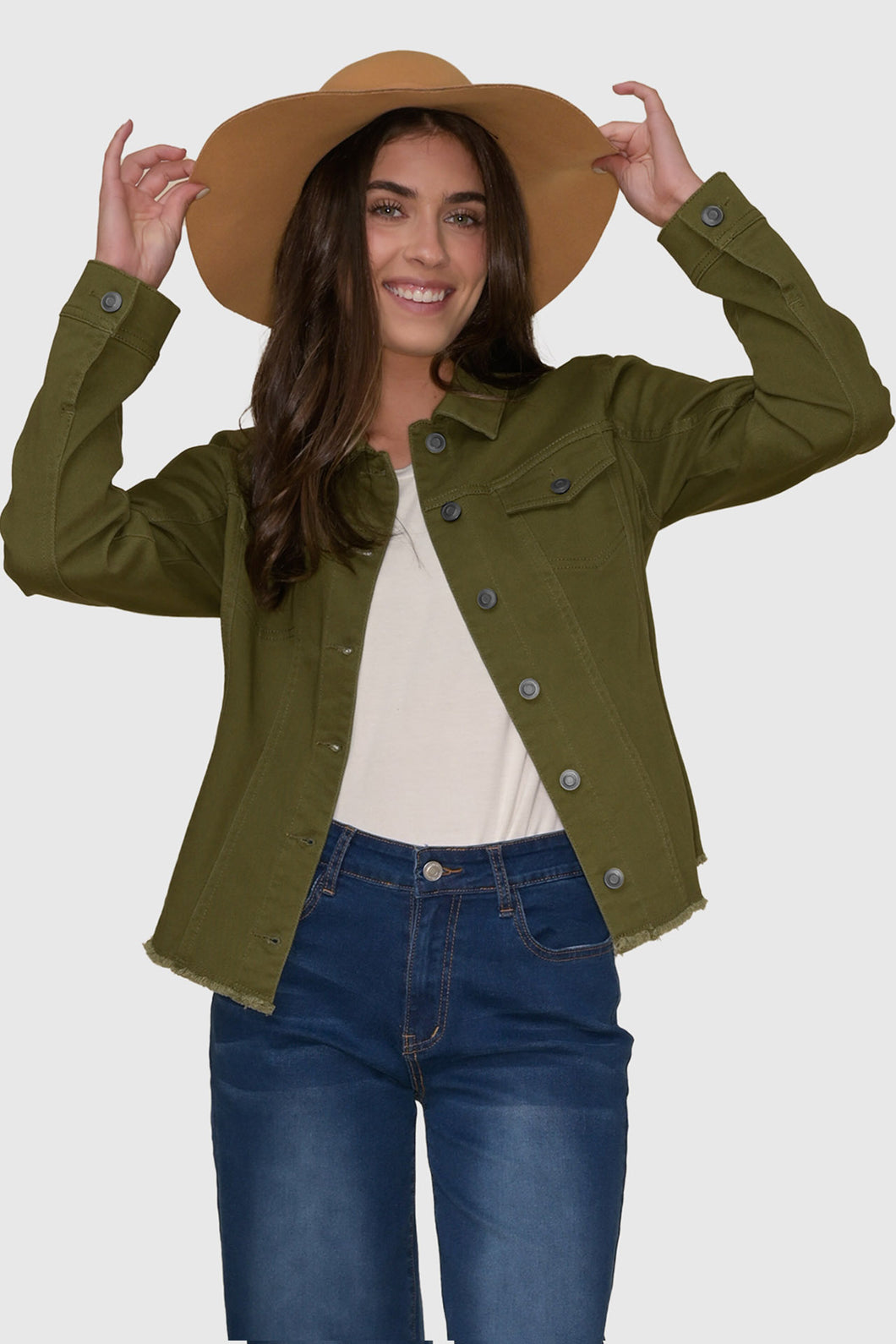 Frayed Denim Jacket