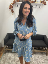 Load image into Gallery viewer, Audrey Song Bird Blue Dress
