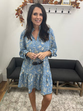 Load image into Gallery viewer, Audrey Song Bird Blue Dress
