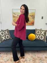 Load image into Gallery viewer, Mock Neck Dolman Sleeve Sweater Top
