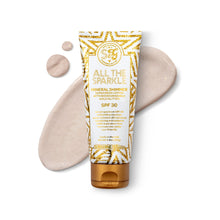 Load image into Gallery viewer, Mineral Shimmer Sunscreen With Biodegradable Glitter
