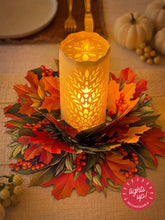 Load image into Gallery viewer, Freshcut Glowing Holiday Candle , Light Up Decor
