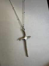 Load image into Gallery viewer, ID Casey's Cross, 18" Silver
