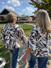 Load image into Gallery viewer, Linque V-Notch Balloon Sleeve Blouse
