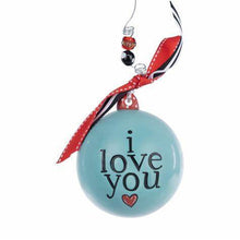 Load image into Gallery viewer, Round Ball Ornament, I love you Mom
