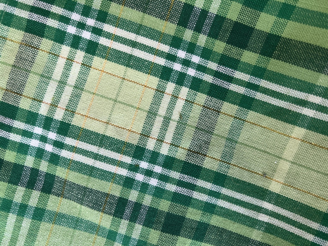 Green Plaid Napkin