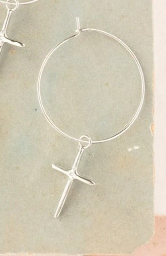 Cross CZ Hoop