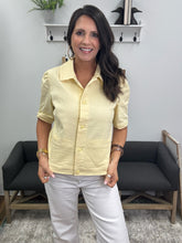 Load image into Gallery viewer, Short Sleeve Jacket, Butter Yellow
