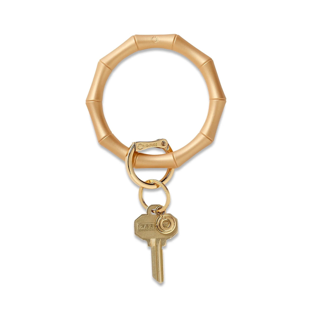 Gold Rush Bamboo Big O Key Ring