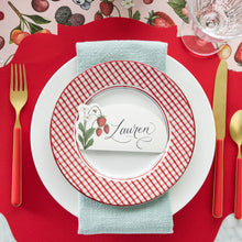 Load image into Gallery viewer, Die Cut Red French Frame Placemat
