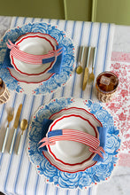 Load image into Gallery viewer, Die Cut American Floral Wreath Placemat
