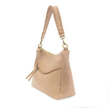 Load image into Gallery viewer, Buff Cassidy Whipstitch Convertible Crossbody/Hobo
