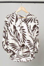 Load image into Gallery viewer, Linque V-Notch Balloon Sleeve Blouse
