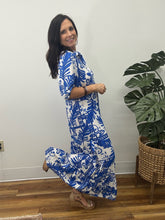 Load image into Gallery viewer, Floral Tiered Maxi Dress, Palm Patch

