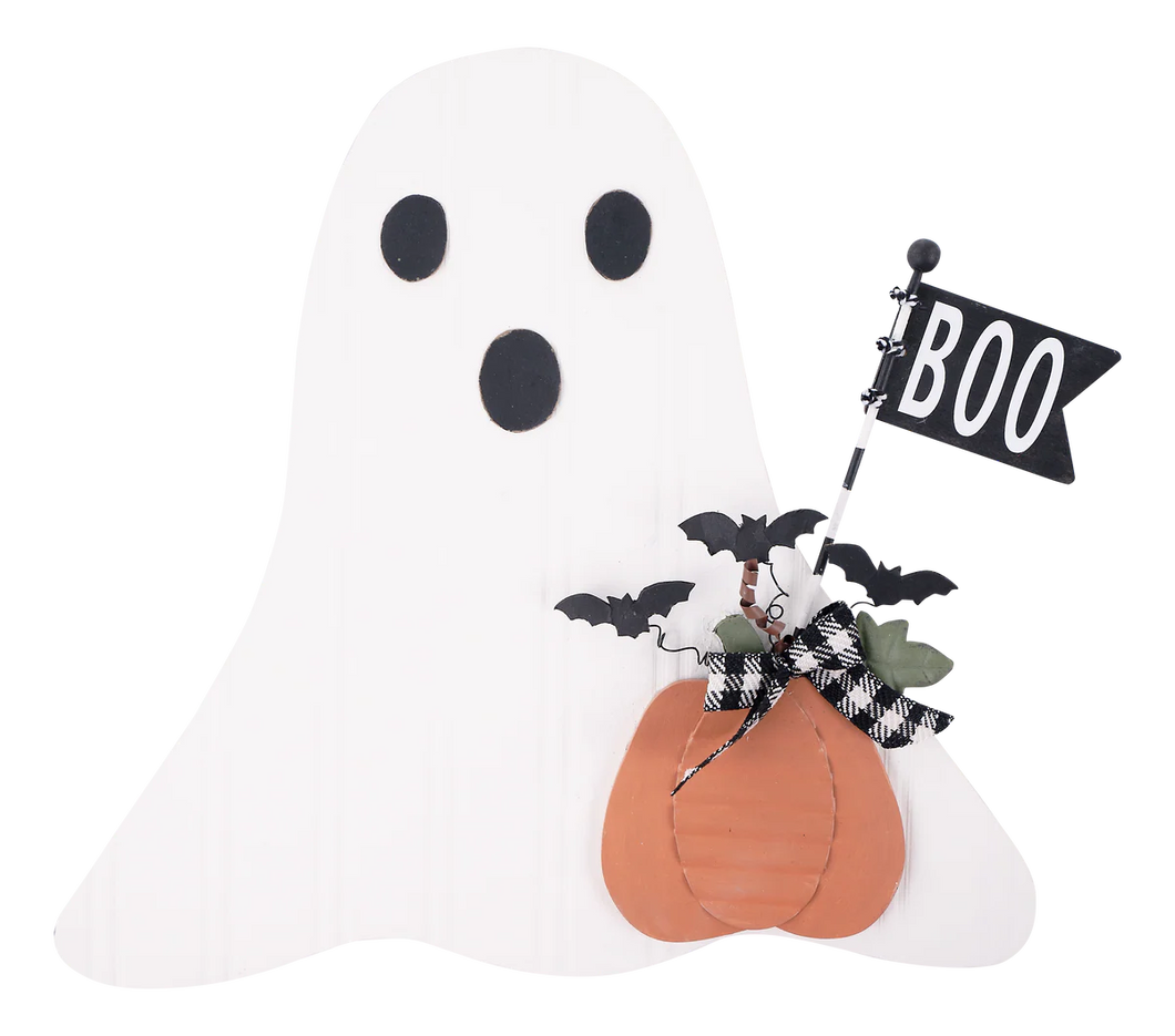 Boo Flag Ghost Topper