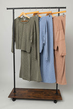 Load image into Gallery viewer, Baby Cable Box Cut Top + Pull On Pant Set
