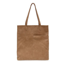 Load image into Gallery viewer, Camel Tabitha Front Slip Pocket Magazine Tote
