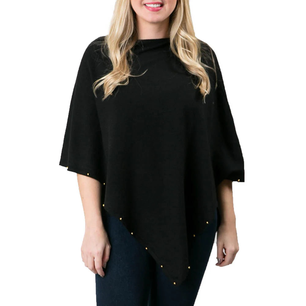 Carol Poncho: Black