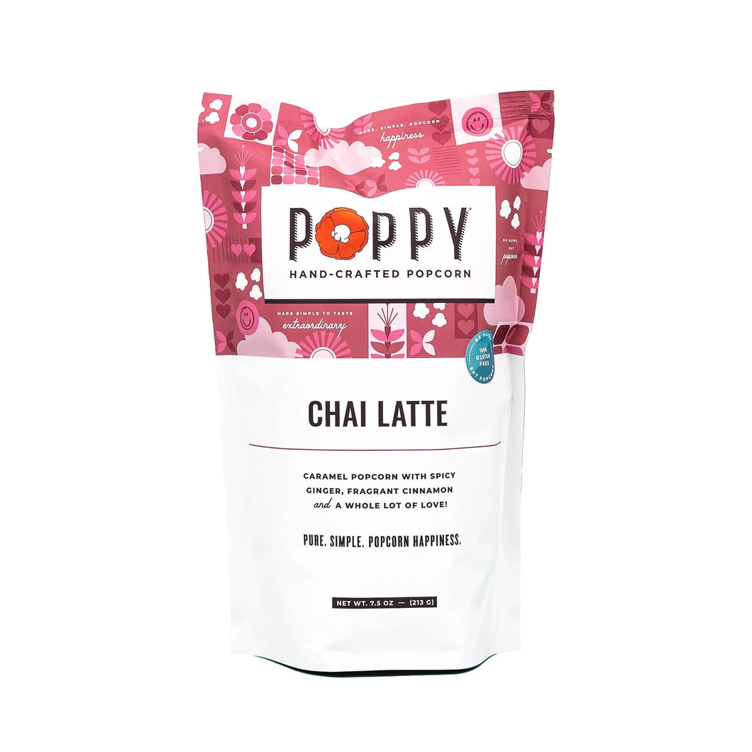 Poppy Chai Latte Popcorn