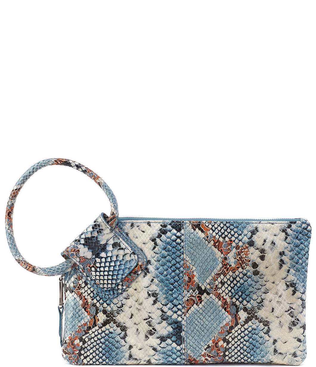 Hobo Sable Clutch Blue Tempest