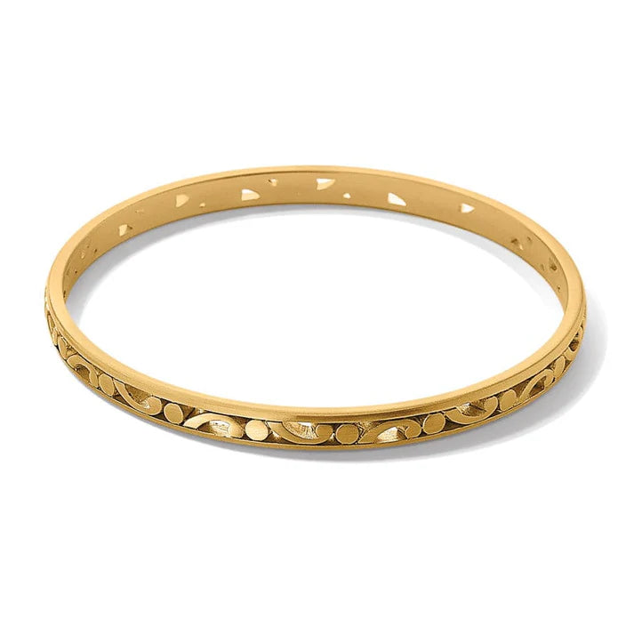 Contempo Gold Slim Bangle